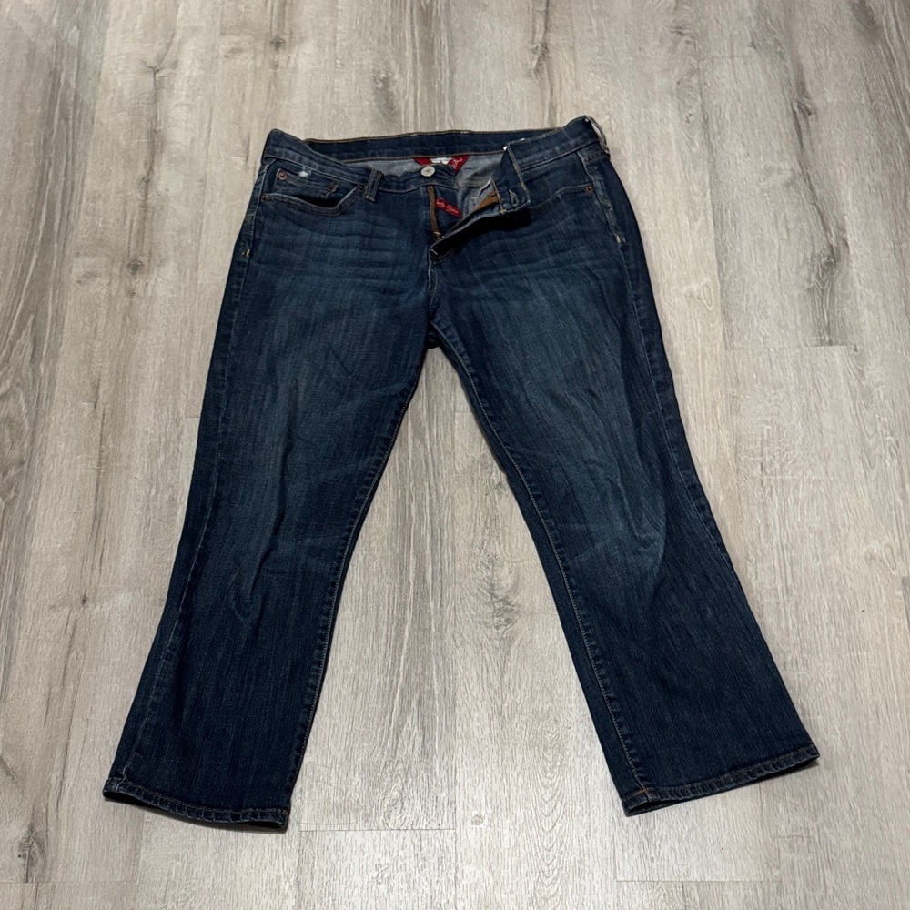 Lucky Brand Women's Straight Leg Jeans in Dark Indigo